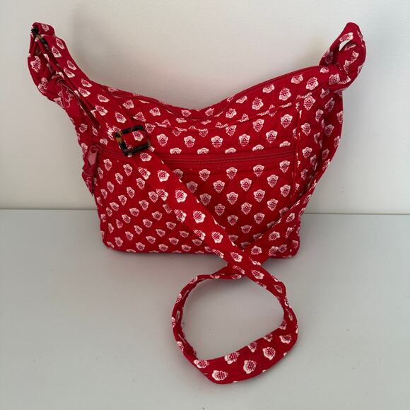 Vera Bradley Vintage Nantucket Red Crossbody Shoulder Adjustable Strap Bag - Picture 5 of 9